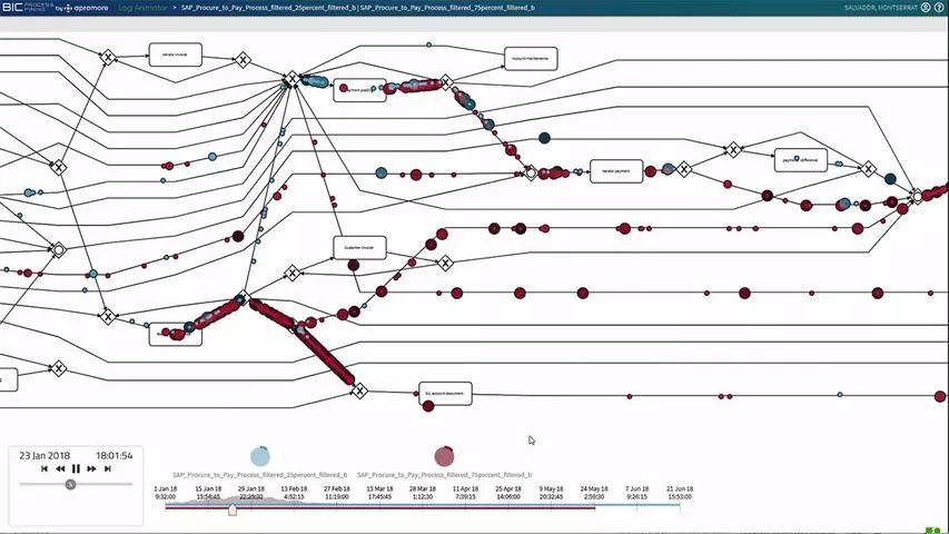 BIC Process Mining Log Animator